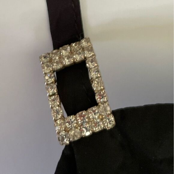 Karen Millen Black Cocktail Dress Size 6 - Picture 13 of 13